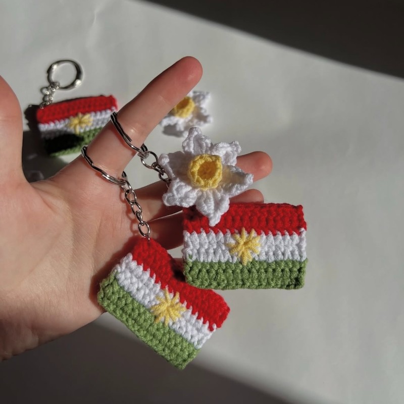 Handmade Kurdistan keychain
